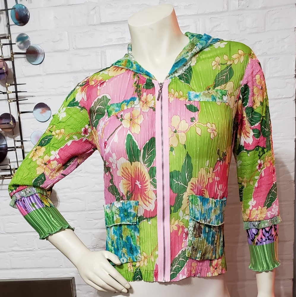 ALBERTO MAKALI | Sheer Hooded Blouse